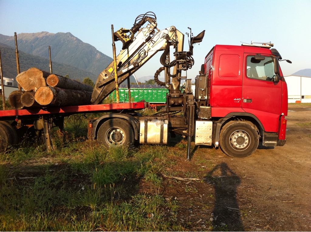 Lastwagen von Filippini Trasporti im Einsatz im Tessin – Foto 4